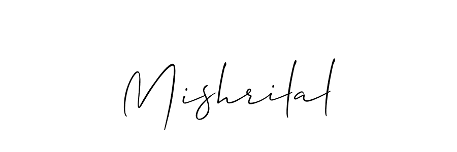 Best and Professional Signature Style for Mishrilal. Allison_Script Best Signature Style Collection. Mishrilal signature style 2 images and pictures png