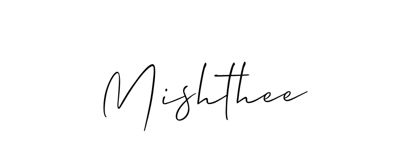 You can use this online signature creator to create a handwritten signature for the name Mishthee. This is the best online autograph maker. Mishthee signature style 2 images and pictures png