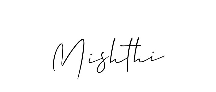 How to make Mishthi name signature. Use Allison_Script style for creating short signs online. This is the latest handwritten sign. Mishthi signature style 2 images and pictures png