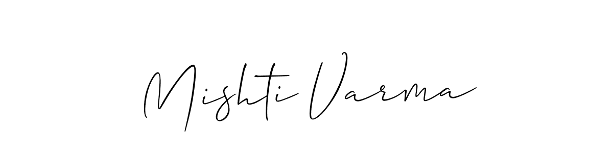 You can use this online signature creator to create a handwritten signature for the name Mishti Varma. This is the best online autograph maker. Mishti Varma signature style 2 images and pictures png