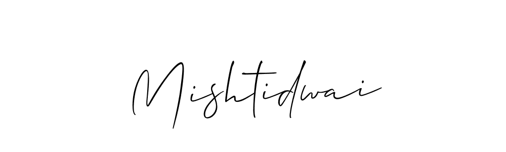 Similarly Allison_Script is the best handwritten signature design. Signature creator online .You can use it as an online autograph creator for name Mishtidwai. Mishtidwai signature style 2 images and pictures png