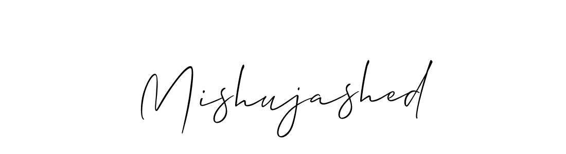Mishujashed stylish signature style. Best Handwritten Sign (Allison_Script) for my name. Handwritten Signature Collection Ideas for my name Mishujashed. Mishujashed signature style 2 images and pictures png