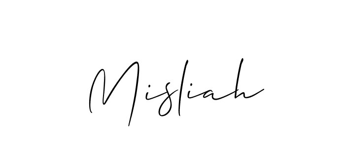 How to Draw Misliah signature style? Allison_Script is a latest design signature styles for name Misliah. Misliah signature style 2 images and pictures png