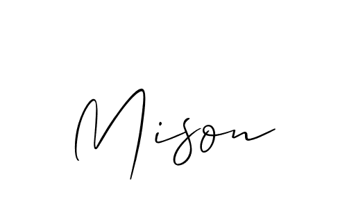 if you are searching for the best signature style for your name Mison. so please give up your signature search. here we have designed multiple signature styles  using Allison_Script. Mison signature style 2 images and pictures png