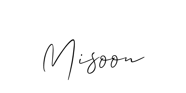 Also we have Misoon name is the best signature style. Create professional handwritten signature collection using Allison_Script autograph style. Misoon signature style 2 images and pictures png