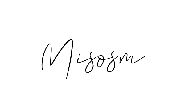 Also we have Misosm name is the best signature style. Create professional handwritten signature collection using Allison_Script autograph style. Misosm signature style 2 images and pictures png