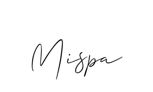 Best and Professional Signature Style for Mispa. Allison_Script Best Signature Style Collection. Mispa signature style 2 images and pictures png