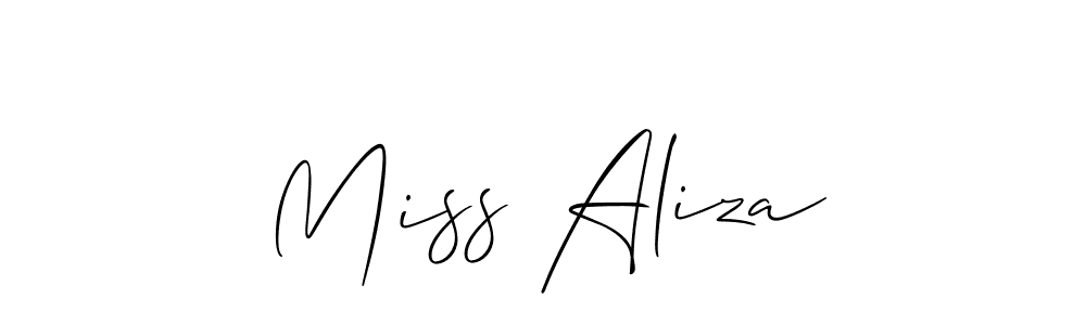 Here are the top 10 professional signature styles for the name Miss Aliza. These are the best autograph styles you can use for your name. Miss Aliza signature style 2 images and pictures png