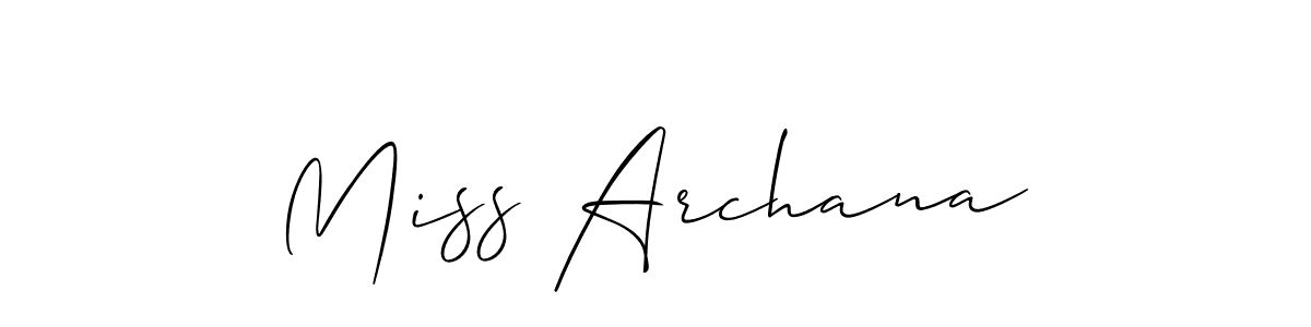 This is the best signature style for the Miss Archana name. Also you like these signature font (Allison_Script). Mix name signature. Miss Archana signature style 2 images and pictures png