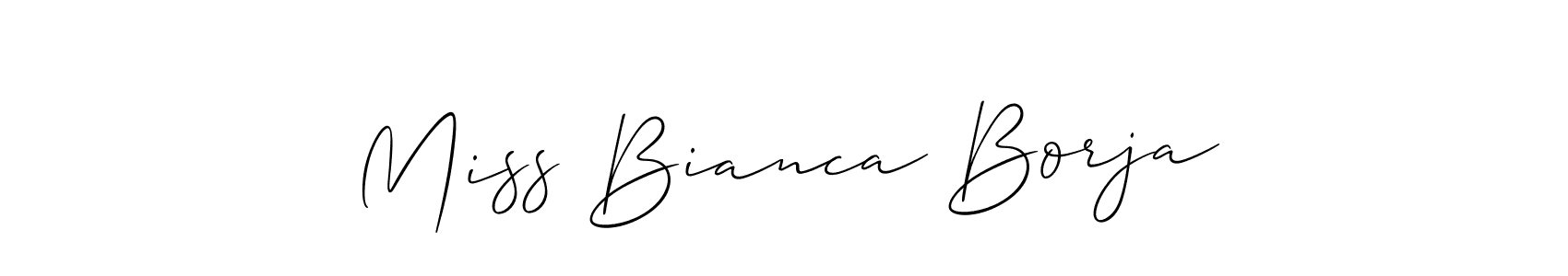 Best and Professional Signature Style for Miss Bianca Borja. Allison_Script Best Signature Style Collection. Miss Bianca Borja signature style 2 images and pictures png