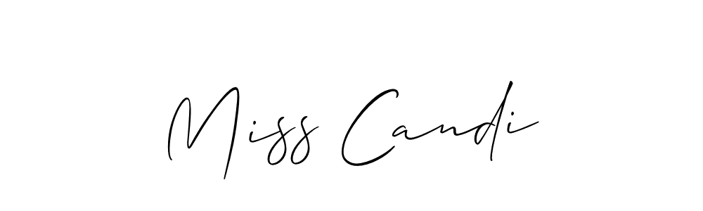 Also You can easily find your signature by using the search form. We will create Miss Candi name handwritten signature images for you free of cost using Allison_Script sign style. Miss Candi signature style 2 images and pictures png