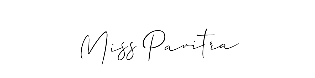 This is the best signature style for the Miss Pavitra name. Also you like these signature font (Allison_Script). Mix name signature. Miss Pavitra signature style 2 images and pictures png