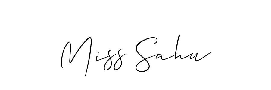 You should practise on your own different ways (Allison_Script) to write your name (Miss Sahu) in signature. don't let someone else do it for you. Miss Sahu signature style 2 images and pictures png