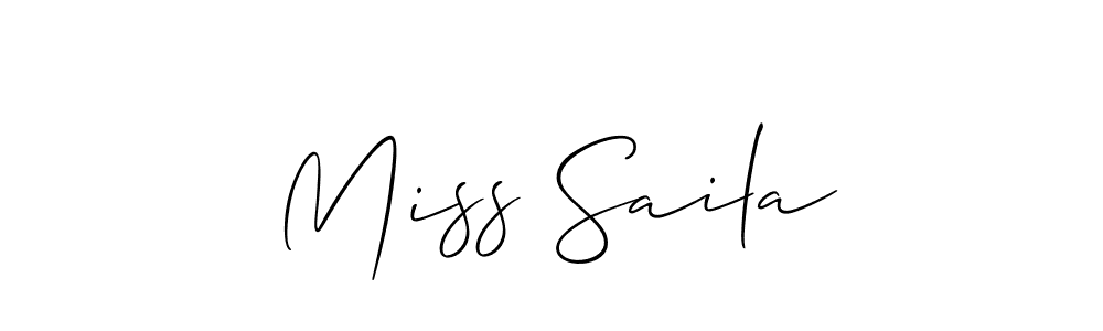How to Draw Miss Saila signature style? Allison_Script is a latest design signature styles for name Miss Saila. Miss Saila signature style 2 images and pictures png