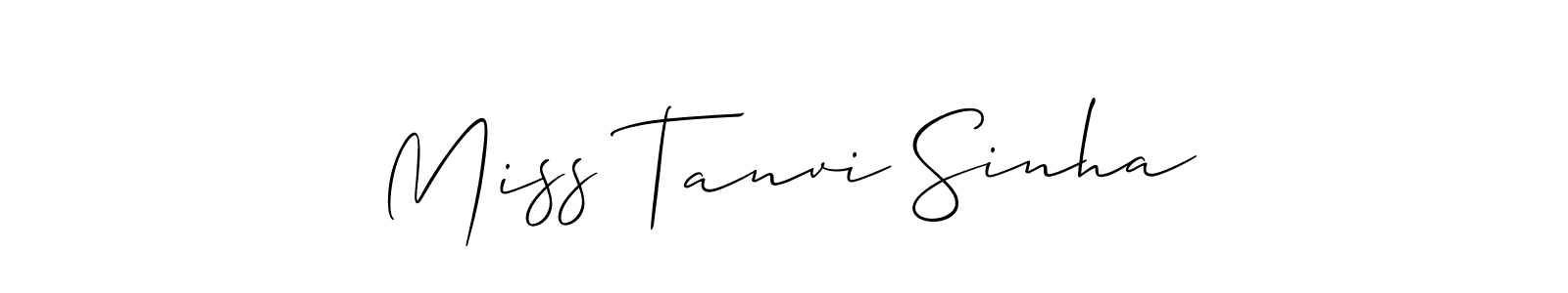 Once you've used our free online signature maker to create your best signature Allison_Script style, it's time to enjoy all of the benefits that Miss Tanvi Sinha name signing documents. Miss Tanvi Sinha signature style 2 images and pictures png