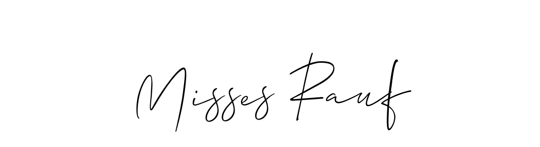 Once you've used our free online signature maker to create your best signature Allison_Script style, it's time to enjoy all of the benefits that Misses Rauf name signing documents. Misses Rauf signature style 2 images and pictures png
