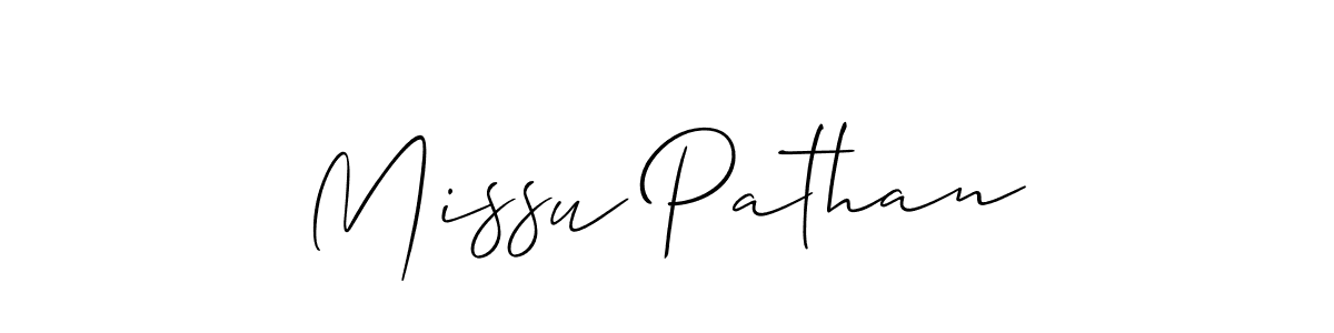 Also You can easily find your signature by using the search form. We will create Missu Pathan name handwritten signature images for you free of cost using Allison_Script sign style. Missu Pathan signature style 2 images and pictures png