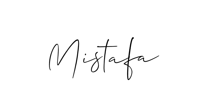 Design your own signature with our free online signature maker. With this signature software, you can create a handwritten (Allison_Script) signature for name Mistafa. Mistafa signature style 2 images and pictures png