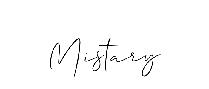 Best and Professional Signature Style for Mistary. Allison_Script Best Signature Style Collection. Mistary signature style 2 images and pictures png