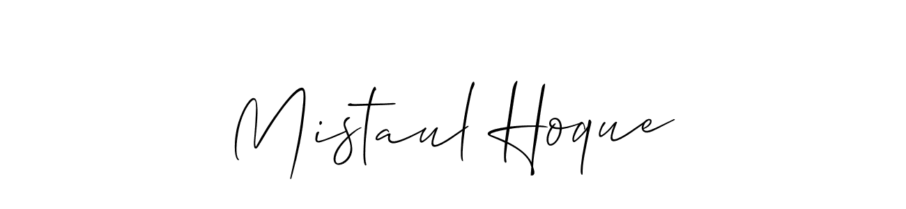 Also we have Mistaul Hoque name is the best signature style. Create professional handwritten signature collection using Allison_Script autograph style. Mistaul Hoque signature style 2 images and pictures png