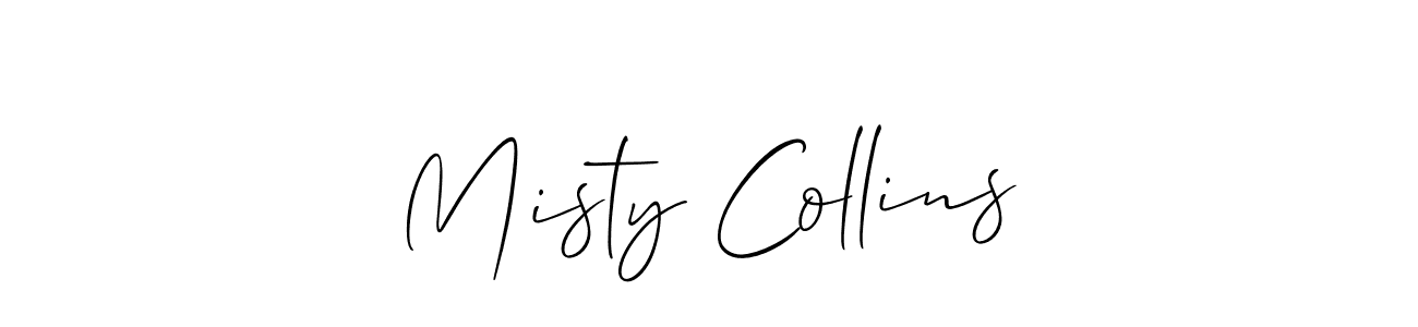 How to make Misty Collins signature? Allison_Script is a professional autograph style. Create handwritten signature for Misty Collins name. Misty Collins signature style 2 images and pictures png