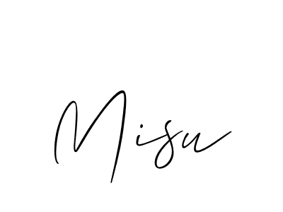 You should practise on your own different ways (Allison_Script) to write your name (Misu) in signature. don't let someone else do it for you. Misu signature style 2 images and pictures png