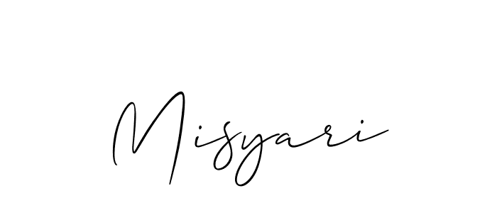 How to make Misyari name signature. Use Allison_Script style for creating short signs online. This is the latest handwritten sign. Misyari signature style 2 images and pictures png