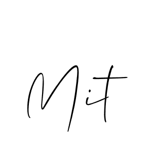 You should practise on your own different ways (Allison_Script) to write your name (Mit) in signature. don't let someone else do it for you. Mit signature style 2 images and pictures png