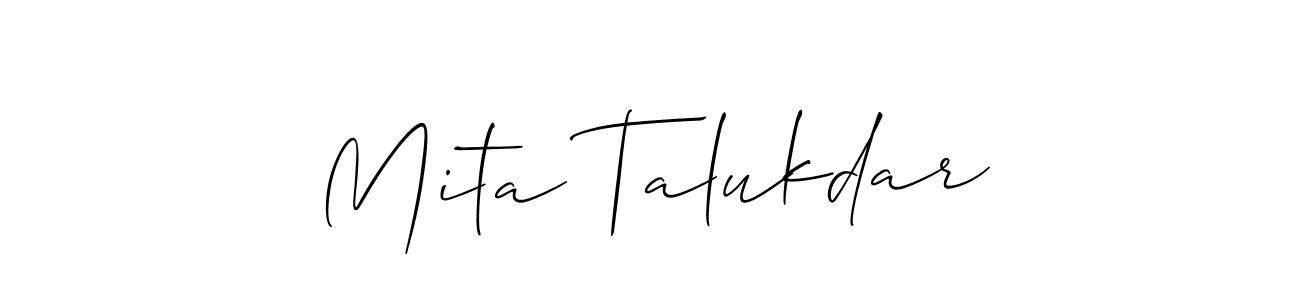 Check out images of Autograph of Mita Talukdar name. Actor Mita Talukdar Signature Style. Allison_Script is a professional sign style online. Mita Talukdar signature style 2 images and pictures png