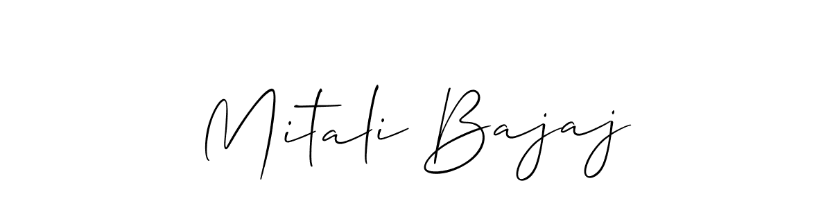 Check out images of Autograph of Mitali Bajaj name. Actor Mitali Bajaj Signature Style. Allison_Script is a professional sign style online. Mitali Bajaj signature style 2 images and pictures png