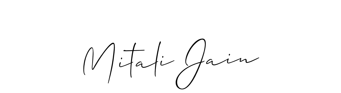 Best and Professional Signature Style for Mitali Jain. Allison_Script Best Signature Style Collection. Mitali Jain signature style 2 images and pictures png
