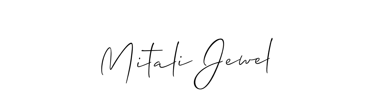 You can use this online signature creator to create a handwritten signature for the name Mitali Jewel. This is the best online autograph maker. Mitali Jewel signature style 2 images and pictures png