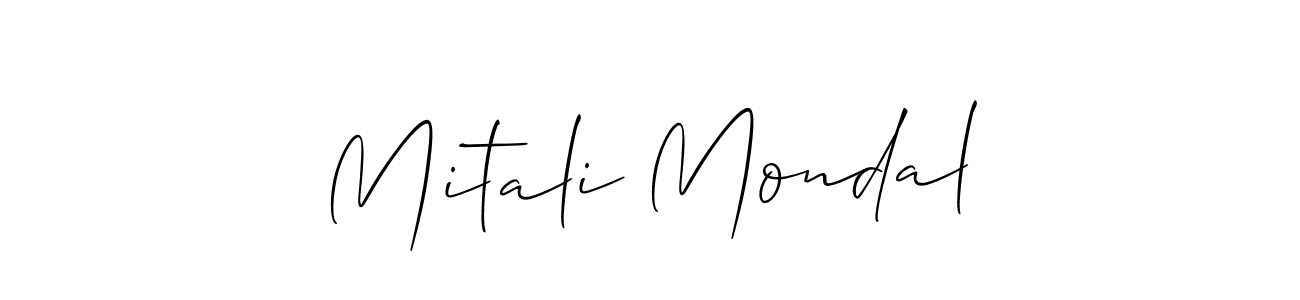 This is the best signature style for the Mitali Mondal name. Also you like these signature font (Allison_Script). Mix name signature. Mitali Mondal signature style 2 images and pictures png