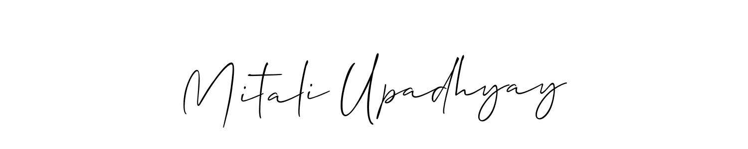 Make a beautiful signature design for name Mitali Upadhyay. Use this online signature maker to create a handwritten signature for free. Mitali Upadhyay signature style 2 images and pictures png