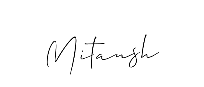 How to Draw Mitansh signature style? Allison_Script is a latest design signature styles for name Mitansh. Mitansh signature style 2 images and pictures png