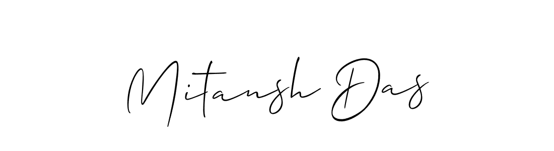 Best and Professional Signature Style for Mitansh Das. Allison_Script Best Signature Style Collection. Mitansh Das signature style 2 images and pictures png