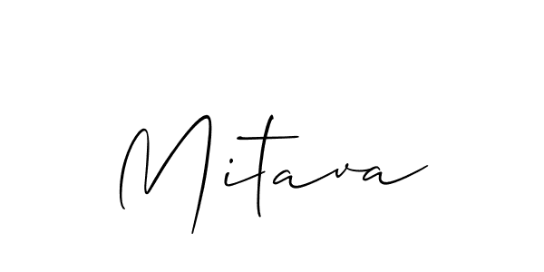 How to Draw Mitava signature style? Allison_Script is a latest design signature styles for name Mitava. Mitava signature style 2 images and pictures png