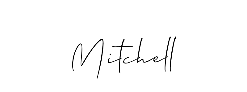 Best and Professional Signature Style for Mitchell. Allison_Script Best Signature Style Collection. Mitchell signature style 2 images and pictures png