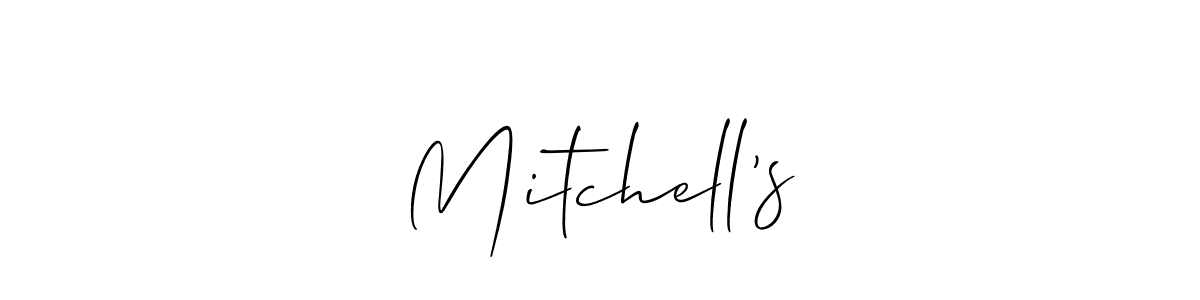 Mitchell’s stylish signature style. Best Handwritten Sign (Allison_Script) for my name. Handwritten Signature Collection Ideas for my name Mitchell’s. Mitchell’s signature style 2 images and pictures png