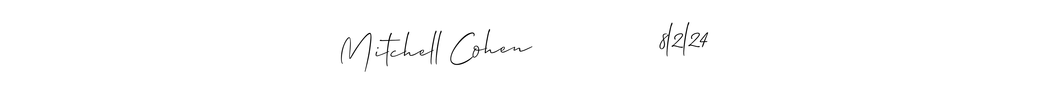 Best and Professional Signature Style for Mitchell Cohen               8l2l24. Allison_Script Best Signature Style Collection. Mitchell Cohen               8l2l24 signature style 2 images and pictures png