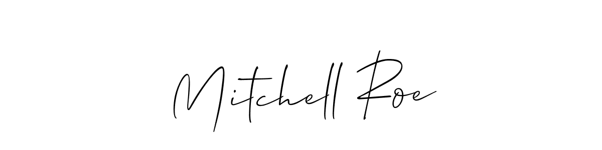 Use a signature maker to create a handwritten signature online. With this signature software, you can design (Allison_Script) your own signature for name Mitchell Roe. Mitchell Roe signature style 2 images and pictures png