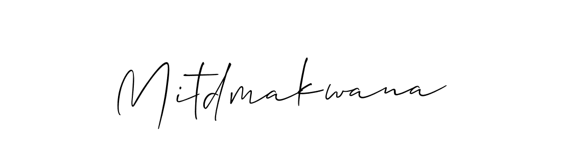 Mitdmakwana stylish signature style. Best Handwritten Sign (Allison_Script) for my name. Handwritten Signature Collection Ideas for my name Mitdmakwana. Mitdmakwana signature style 2 images and pictures png