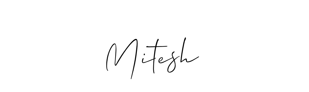 Best and Professional Signature Style for Mitesh ✨. Allison_Script Best Signature Style Collection. Mitesh ✨ signature style 2 images and pictures png