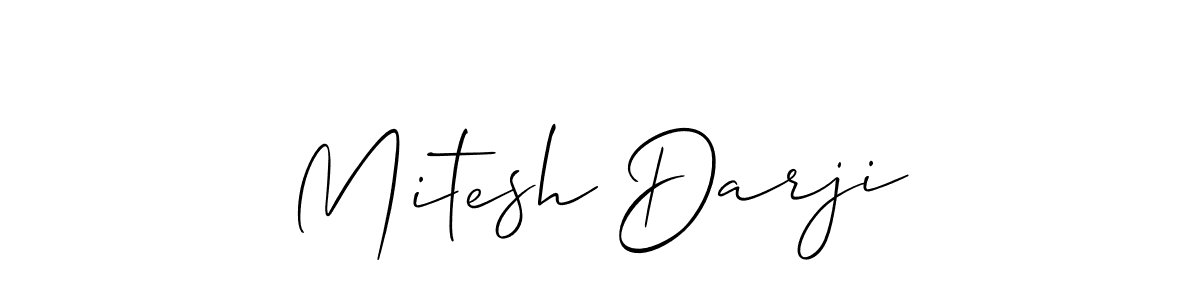 Best and Professional Signature Style for Mitesh Darji. Allison_Script Best Signature Style Collection. Mitesh Darji signature style 2 images and pictures png