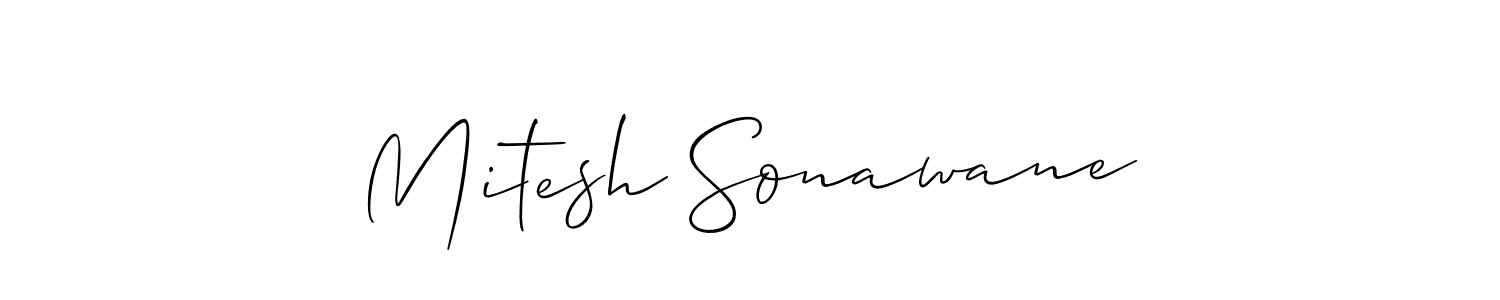 Also You can easily find your signature by using the search form. We will create Mitesh Sonawane name handwritten signature images for you free of cost using Allison_Script sign style. Mitesh Sonawane signature style 2 images and pictures png