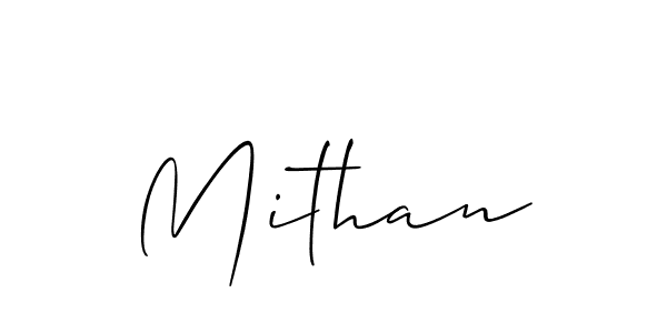 Once you've used our free online signature maker to create your best signature Allison_Script style, it's time to enjoy all of the benefits that Mithan name signing documents. Mithan signature style 2 images and pictures png