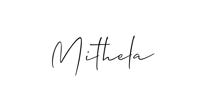 How to Draw Mithela signature style? Allison_Script is a latest design signature styles for name Mithela. Mithela signature style 2 images and pictures png