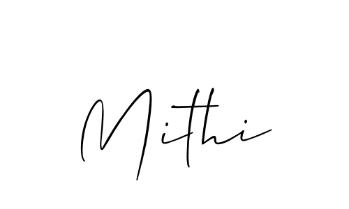 How to make Mithi name signature. Use Allison_Script style for creating short signs online. This is the latest handwritten sign. Mithi signature style 2 images and pictures png