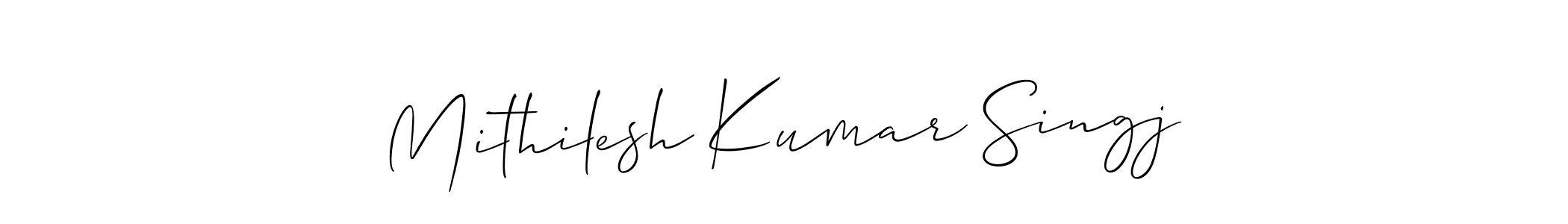 Here are the top 10 professional signature styles for the name Mithilesh Kumar Singj. These are the best autograph styles you can use for your name. Mithilesh Kumar Singj signature style 2 images and pictures png