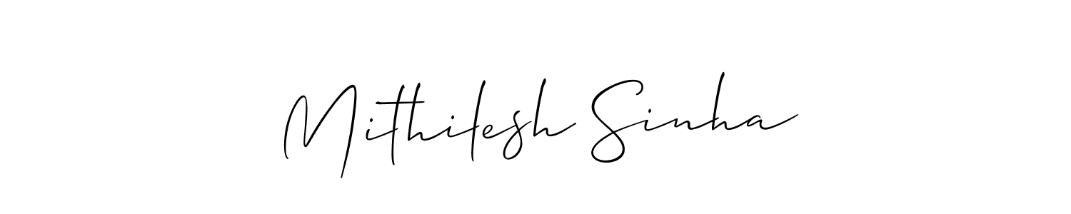 Once you've used our free online signature maker to create your best signature Allison_Script style, it's time to enjoy all of the benefits that Mithilesh Sinha name signing documents. Mithilesh Sinha signature style 2 images and pictures png